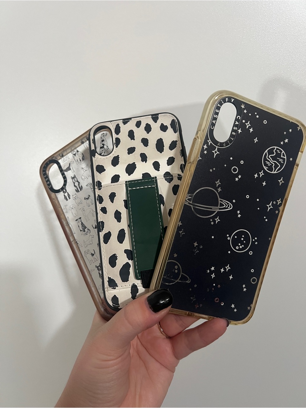 2 Casetify and 1 Wally iPhone XR Cases
